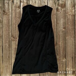 Champion Loose Ample Black sleeveless active top Size small